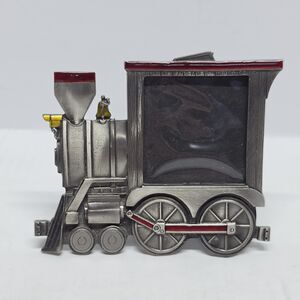 Vintage 1988 Great American Products Pewter Picture Frame Locomotive Train USA